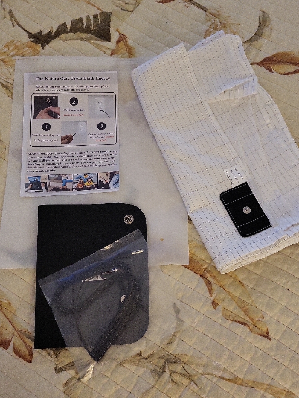 Grounding Mat Accessory Kit - White and Black